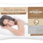 Kit Travesseiro 04 Peças Percal com 200 Fios - Ortobom