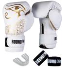 Kit Treino Boxe Kickboxing Luva Bandagem Bucal Olho De Horus