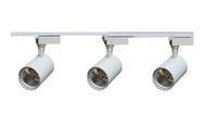 Kit Trilho Eletrificado 1m + 3 Spot Led 20w Branco Quente 3500k Branco