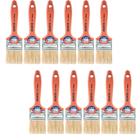 Kit Trincha Pincel 12 Pçs Pintura Parede 2 Atlas