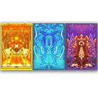 Kit Trio 3 Poster Decorativo A3 Brilhante Pokémon Cães Lendários Entei Raikou Suicune