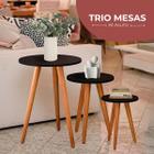 Kit Trio Jogo de Mesas Lateral Decorativas