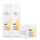 Kit Trio Med For You Amino (Shampoo 250ml + Condicionador 250ml + Máscara 200g)