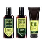 Kit Trio SOBREBARBA Shampoo + Balm + Condicionador para Barba Lemon Drop