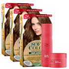 KIT TRIO Soft Color Coloração Louro Escuro 60 + Tratamento