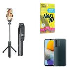 Kit Tripé De Selfie + Capinha Samsung M23 + Película 9D