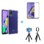 Kit Tripé para LG K62 + Capa + Pelicula De Vidro 3D