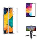 Kit Tripé Tripod 360 graus para Samsung Galaxy A30 + Capa + Pelicula De Vidro