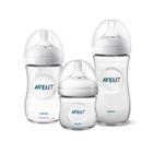 Kit Triplo Mamadeira Pétala Transparente - Philips Avent