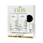 Kit Triskle Fios de Porcelana Hidratação e Brilho Óleo Coco