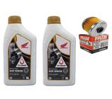 Kit Troca 2 Litros Óleo Genuíno Honda 10w30 + Filtro Óleo Fram 6015 Xre 300 Cb 300 Cb 250 Twister