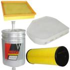 Kit Troca de Filtro Mercedes Benz Classe Slk 230 2.3 Kompressor 2000 a 2004 - WEGA