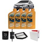 Kit Troca De Óleo 0w20 E Filtros Honda Civic 2.0 2013 A 2016