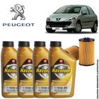Kit troca de oleo do Peugeot 207 1.4 8v e 1.6 16v