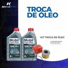 Kit troca de óleo e filtro (2l de óleo mobil 10w-30 + filtro wega)