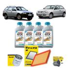 Kit Troca De Oleo E Filtros Gol Parati G3 G4 1.0 8V 15w40 Castrol Semisintetico