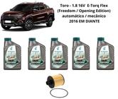 Kit troca de oleo toro 1.8 2016 diante selenia