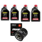 Kit Troca Óleo 4l Motul 5000 10w30 + Filtro Fram Varadero