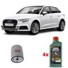 Kit Troca Óleo Castrol 5w40 Audi A3 E Vw Golf 1.4 Tsi