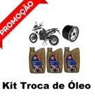 Kit Troca Óleo Gulf 15W50 100% Sintético Bmw F800 Gs F800