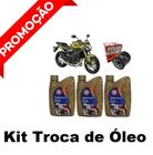 Kit Troca Óleo Gulf 15W50 100% Sintético Hornet 2008-2014