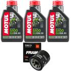 Kit Troca Óleo Motul 5100 10w30 3l + Filtro Cb 500 / Cb 600