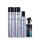 Kit Truss Fix Mousse Modelador Shine Medium e Uso Obrigatório (4 produtos)