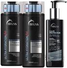 Kit Truss - Shampoo e Condicionador Ultra Hydration Plus 300ml + Hair Protector 250ml.
