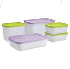 Kit Tupperware Freezer Line 5 peças