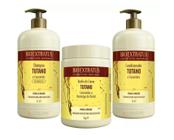 Kit Tutano e Ceramidas Shampoo + Condicionador 1 Litro + Máscara 1KG - Bio Extratus