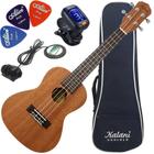 Kit Ukulele Concerto Elétrico Kal220 Cs Série Tribes Kalani