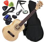 Kit Ukulele Eletroacústico Tenor Shelby Su25d Stnt Completo