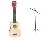 Kit Ukulele Soprano Land Pedestal De Microfone 02