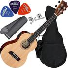 Kit Ukulele Tenor Eletroacústico Eq Ativo Shelby Su25Re