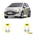 Kit Ultra Led Fiat Punto 2012/2107 20000 Lúmens 6500K