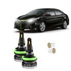 Kit Ultra Led Nano 30000Lm Corolla 2015/2019 Baixa 6500K