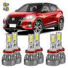 Kit Ultra LED Nissan Kicks 2016/2022 20000 Lúmens 6500K