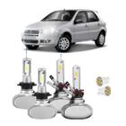 Kit Ultra Led S1 Palio G3 Fire 2004/2014 12000Lm Alto Baixo