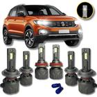 Kit Ultra Led S17x Farol Alto H7 Baixo H7 Milha H11 Volksvagem T-cross