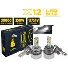 Kit Ultra Led Super Bco 6000K 300W 30 Mil Lumens 12-24V H27