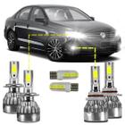 Kit ultra led volkswagen jetta 2006/2020 22000 lúmens 6500k (baixa e milha)