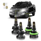 Kit ultra nano led r8 fiat toro 2016/2022 30000 lúmens 6500k (baixo e milha)