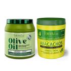 Kit Umectação de Abacate com Máscara Olive Oil e Creme de Pentear Abacachos