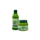 Kit Umectação Olive Shampoo 300ml +Máscara 250g Forever Liss