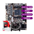 kit Upgrade AMD A6-7480 + Cooler + Placa Mae FM2+