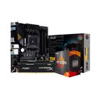 Kit Upgrade AMD Ryzen 5 5600G / Placa Mãe Asus TUF Gaming B550M-Plus / Memória 16GB (2x8GB) 3000MHz DDR4