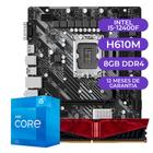Kit Upgrade Gamer, Intel I5-12400F, H610M, 8GB DDR4