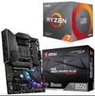 Kit Upgrade Gamer - Kit B550 Msi Pro-Vdh WiFi + Amd Ryzen 7 5700g + 16gb 3200mhz RGB + SSD NVME 128GB