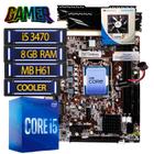 Kit Upgrade Intel I5 3ªgeração+mb H61 +8 Gb Ddr3 Gamer + Cooler Gamer