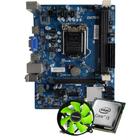 Kit Upgrade Placa Mãe H110 Intel Core I3-7100 e Cooler